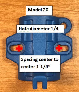 Model 20 - 4mm screws, Avet, and Shimano.