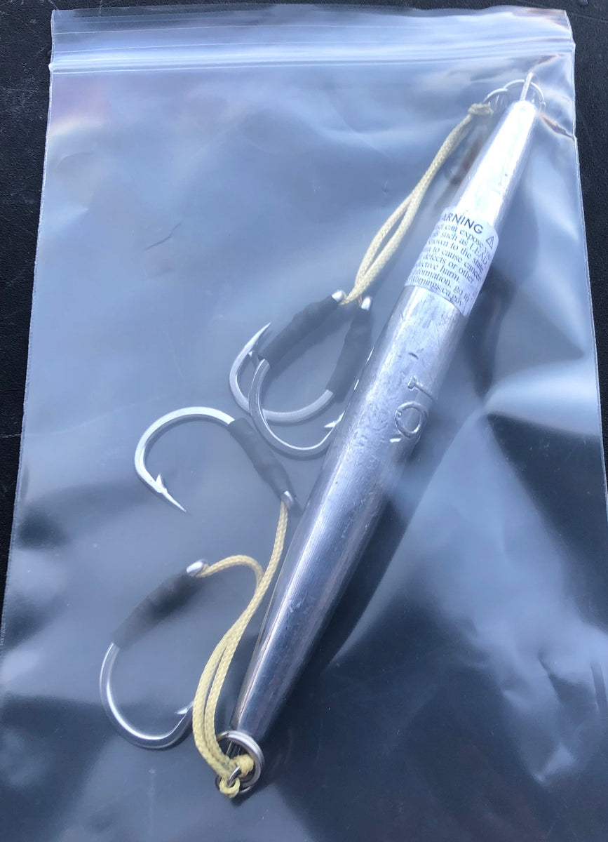 Model L1A - 16 oz. torpedo slender speed jig – BoilingTuna Products